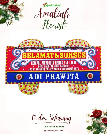 Papan Bunga Ucapan Selamat Galengdowo